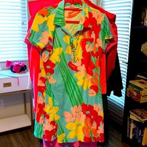 Lilly Pulitzer collared flower print dress